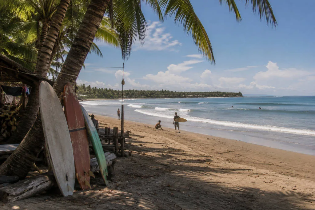 Gubat surf area for where to stay in Sorsogon on a beach-focused trip