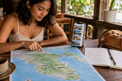 Map-style guide to where to stay in Sorsogon for first-time travelers
