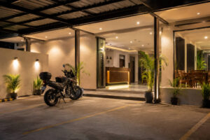 Where to stay in Subic for riders with covered parking and bright security lighting