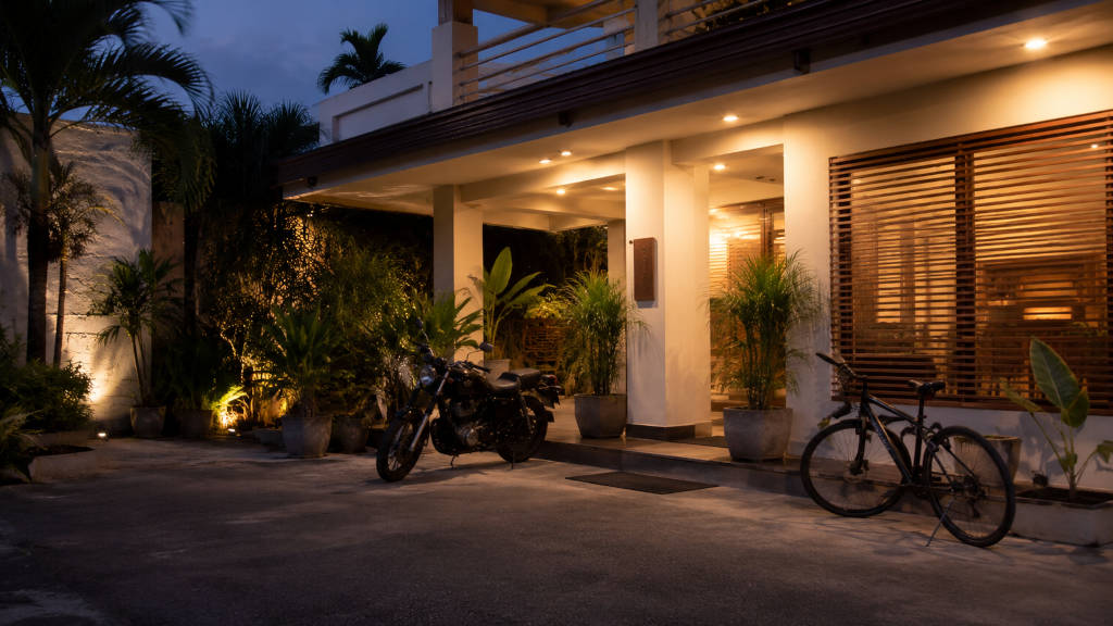 Where to stay in Subic for riders with visible secure parking near the entrance