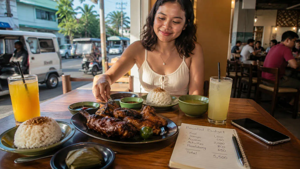Bacolod travel budget planning with local food and daily cost notes