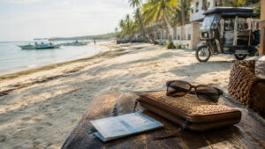 Bantayan Island travel budget planning on a white-sand beach