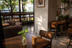 Quiet café corner during a calmer hour at best cafes in Cebu City