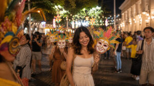 MassKara Festival crowd showing the best time to visit Bacolod for October festival energy