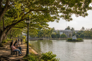 Capitol Park and Lagoon rest stop in a Bacolod itinerary 3 days