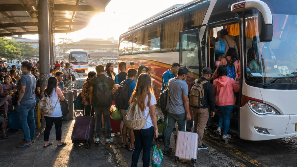 Bus option from Cebu City To Bantayan Island via Hagnaya Port