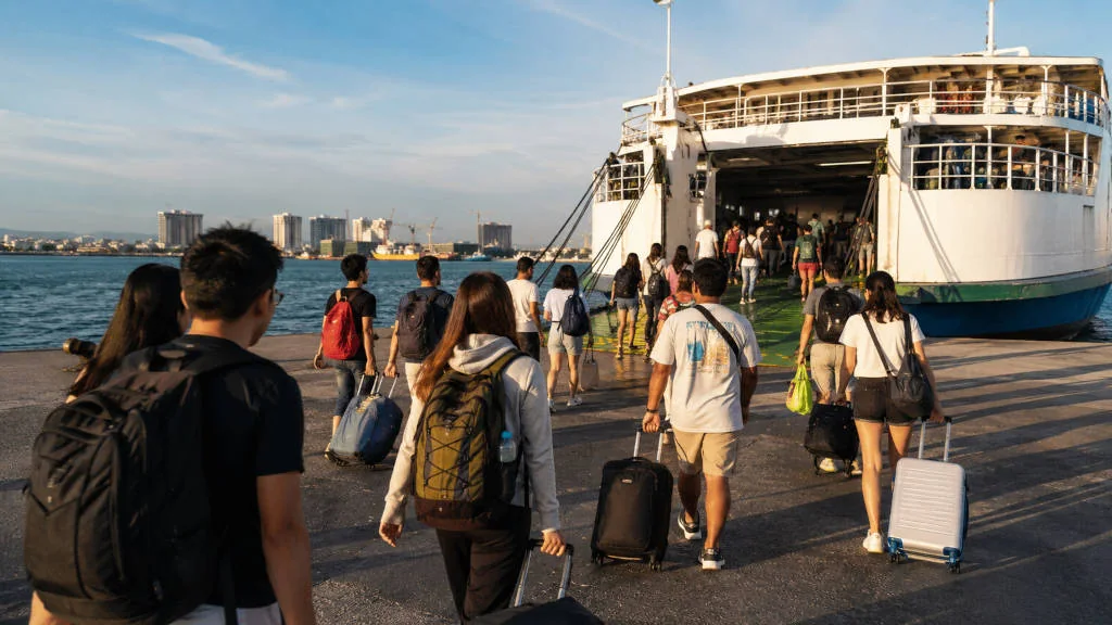Ferry route for Cebu City To Bantayan Island via Hagnaya and Santa Fe Port
