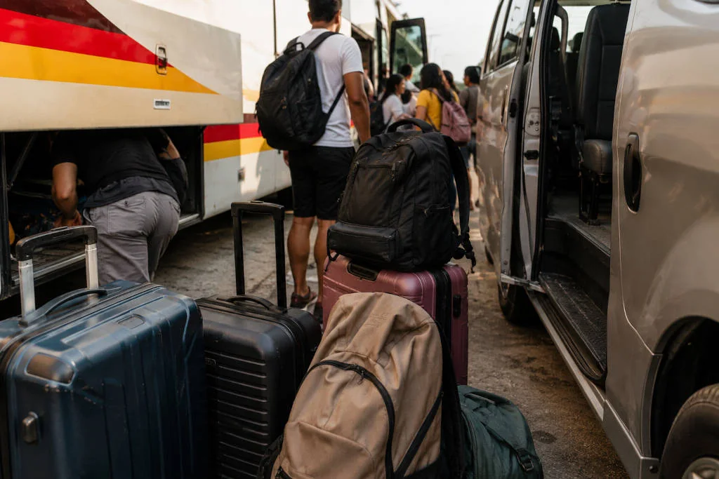 Luggage considerations for the Cebu City to Moalboal bus or van ride