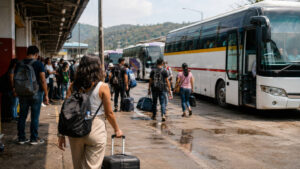 Cebu South Bus Terminal starting point for the Cebu City to Moalboal bus