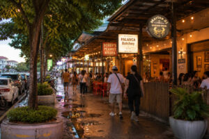 Walkable food area for how to get around Bacolod between grouped restaurant stops