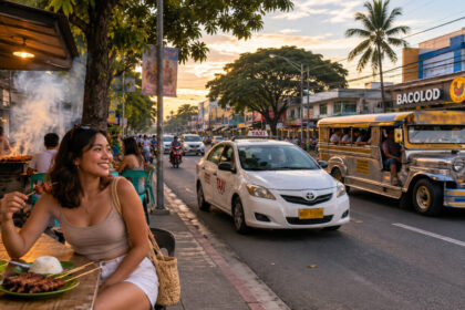 Bacolod street transport scene for how to get around Bacolod as a first-time visitor