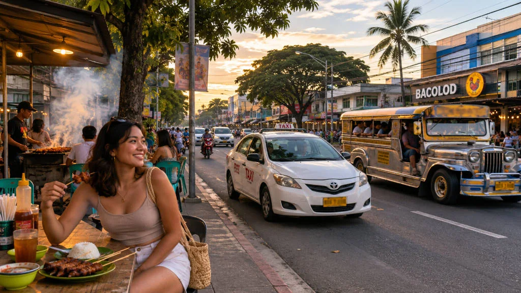 Bacolod street transport scene for how to get around Bacolod as a first-time visitor