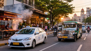 Taxi or Jeepney decision for how to get around Bacolod comfortably