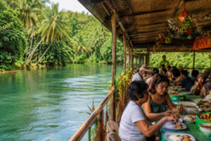 Loboc River lunch stop on a relaxed Bohol countryside tour