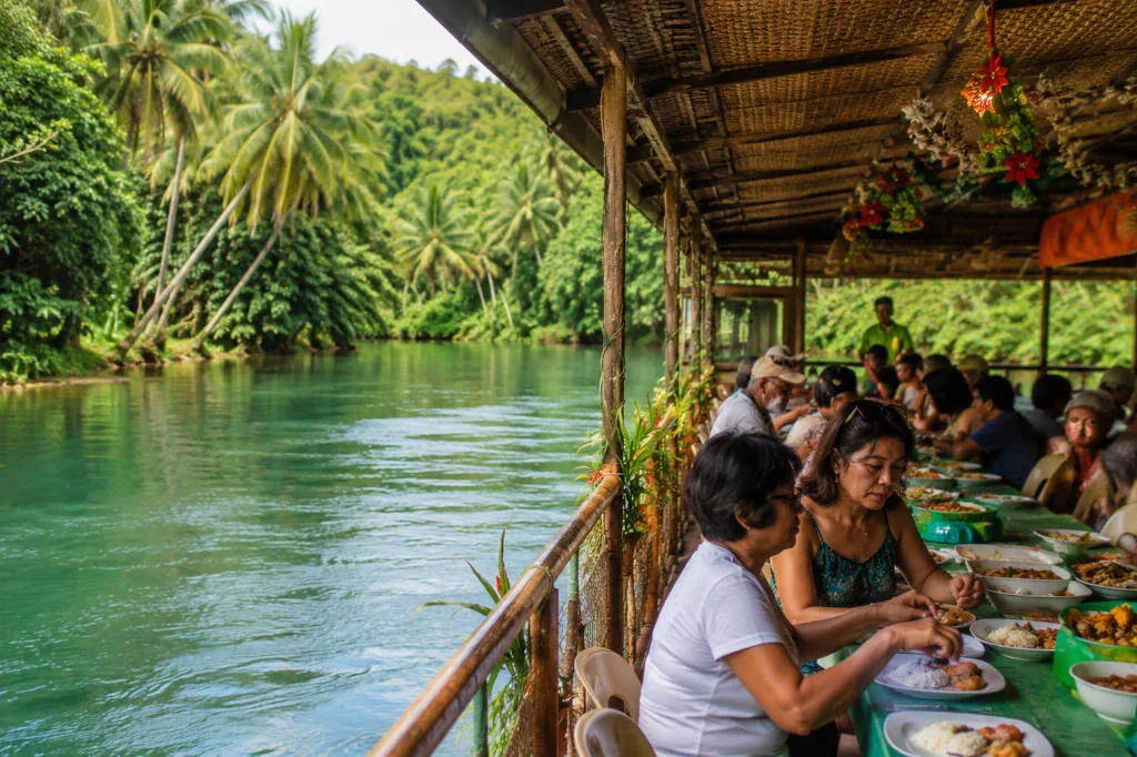 Loboc River lunch stop on a relaxed Bohol countryside tour