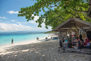 White Beach Moalboal sandy option for Moalboal travel tips for first timers
