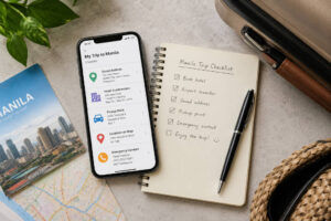 Checklist of screenshots to prepare before traveling from NAIA to BGC