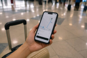 Using Grab for a NAIA to Makati airport transfer