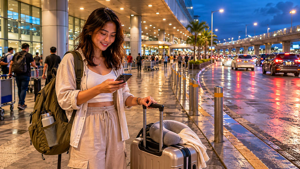 NAIA to Pasay: Easiest Transfer Options for First-Time Arrivals First-time traveler checking NAIA to Pasay transfer options after arrival