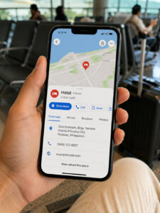 Screenshots to save before Puerto Princesa Airport to city center travel