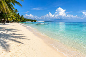 Sandira Beach or Paradise Beach Bantayan Island for a scenic quiet beach stop