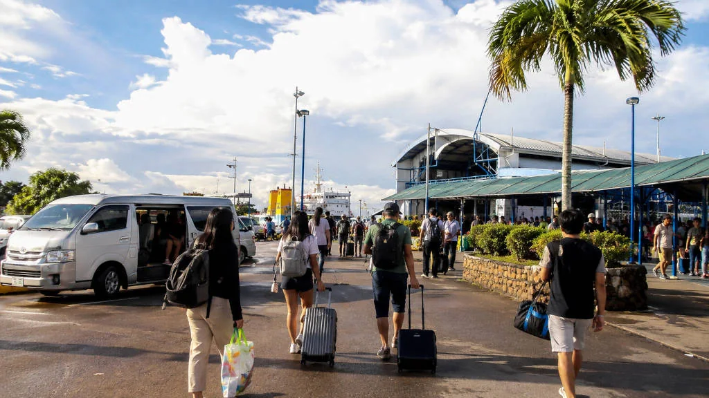 Tagbilaran Port departure area for Bohol to Siquijor ferry travelers