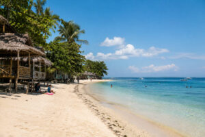 White Beach Moalboal for a slow beach day.